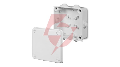 Puszka hermetyczna n/t PK-4 135x135x65mm z zaciskiem 5x16mm2 IP55 biała 0233-02