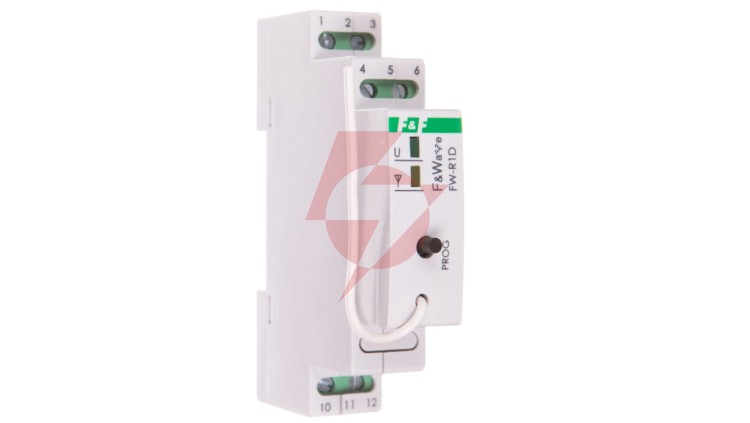 Radiowy pojedyńczy przekaźnik bistabilny - montaż DIN 85-265V AC/DC FiWave FW-R1D