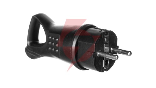 Wtyczka gumowa przenośna z/u i uchwytem IP44 16A 250V OR-AE-1369