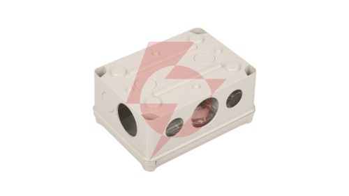 Puszka natynkowa LIGHT 162x116x76 6xM25 4xM40 IP66/67 szara EV-161