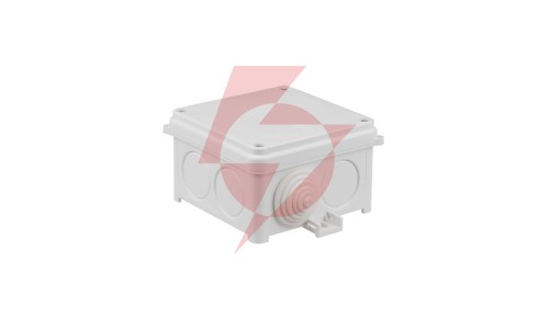 Puszka n/t hermetyczna pusta 88x88x55mm IP55 biała odporna na UV N80x80 35110206