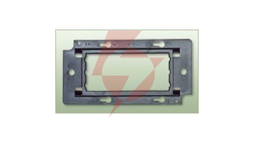 Support 2M czteromodułowy 138x71x11,7mm czarny JL-04-S2M-1