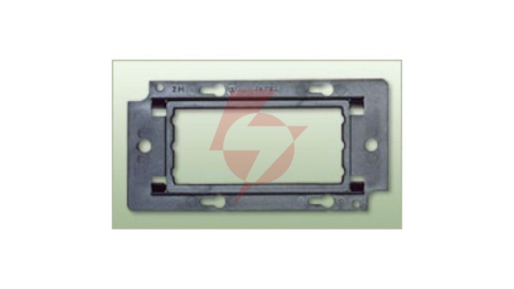 Support 2M czteromodułowy 138x71x11,7mm czarny JL-04-S2M-1