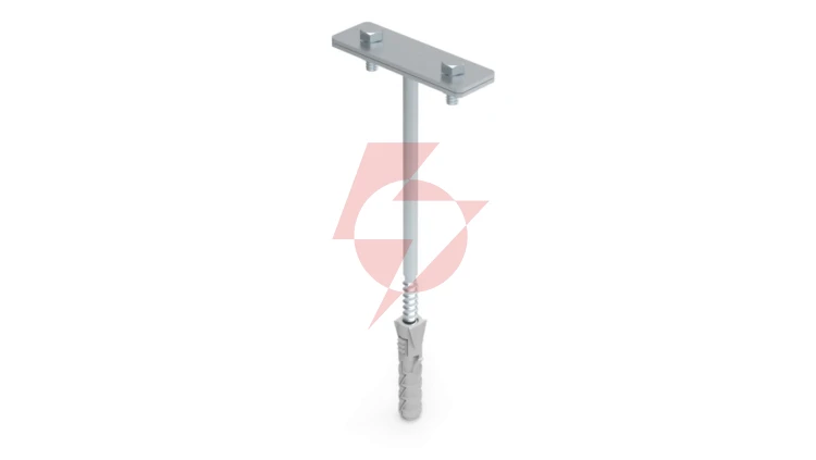 Uchwyt do bednarki z kołkiem L-160mm fi 12mm bez przetłoczenia 12.8/B OC /91230801/