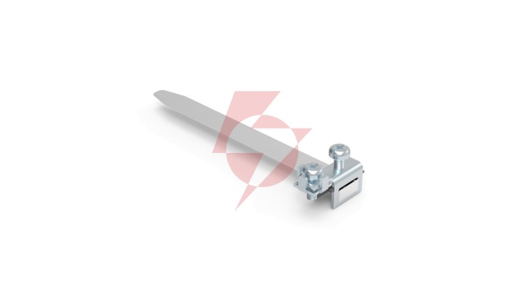 Opaska uziemiająca 190x20x48mm średnica rury do 54mm NI /96440201/