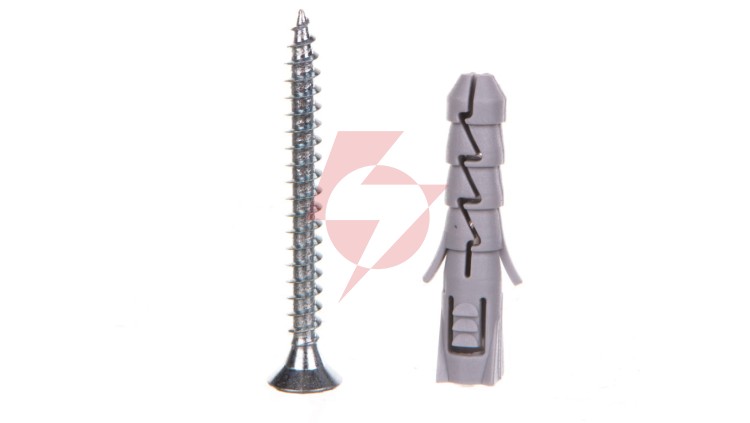 Kołek rozporowy Rawlplug FIX-08+550 8 x 40 mm z wkrętem 5,0 x 50 mm (200 szt.) – do mocowania lekkich instalacji