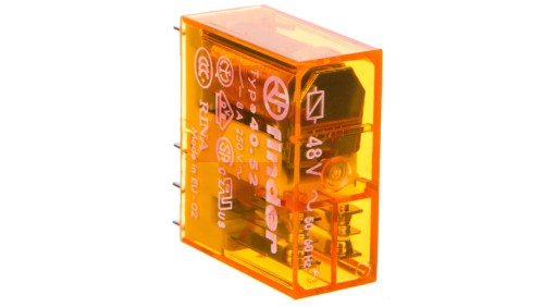 Przekaźnik miniaturowy 2P 8A 48V AC 40.52.8.048.0000