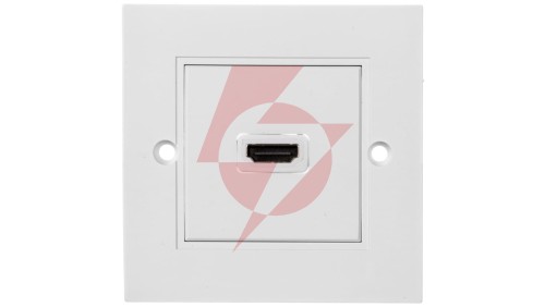 Gniazdo podtynkowe HDMI białe z gniazdem HDMI 51722