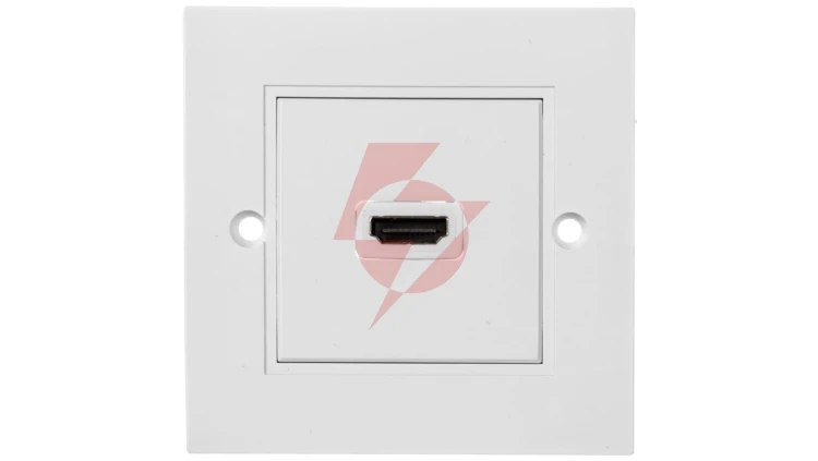 Gniazdo podtynkowe HDMI białe z gniazdem HDMI 51722