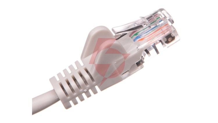 Kabel krosowy patchcord U/UTP kat.5e CCA szary 2m 68357