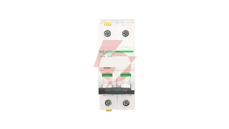 Wyłącznik nadprądowy 2P B 6A 10kA AC iC60H-B6-2 Acti9 A9F06206