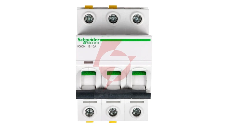 Wyłącznik nadprądowy 3P B 10A 6kA AC iC60N-B10-3 Acti9 A9F03310