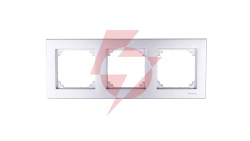 Merten M-Plan Ramka potrójna aluminium MTN486360