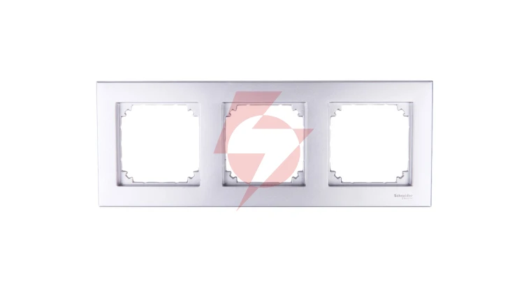 Merten M-Plan Ramka potrójna aluminium MTN486360