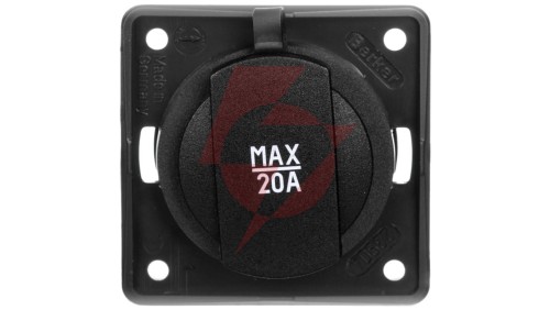 Gniazdo zasilające 24V samochodowe antracyt mat Integro mechanizm 945702505