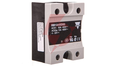 Przekaźnik półprzewodnikowy jednofazowy 42-440V AC 50A 4-32V DC RM1A40D50