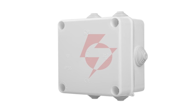 Puszka hermetyczna n/t PK-5 133x133x83mm pusta IP55 biała 0252-00