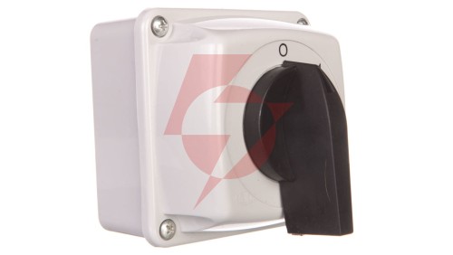 Łącznik krzywkowy 0-1-2-3 3P 25A w obudowie IP65 Łuk E25-63 952563