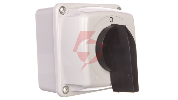 Łącznik krzywkowy 0-1-2-3 3P 25A w obudowie IP65 Łuk E25-63 952563