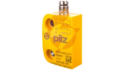 Wyłacznik bezpieczenstwa magnetyczny 1Z 1R IP67 LED PSEN ma2.1p-11/PSEN2.1-10 506406, 1-1QM005
