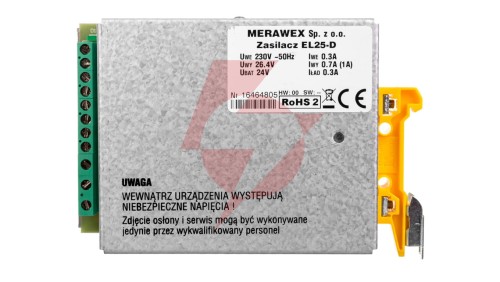 Zasilacz buforowy na szyne DIN 1A 26,4V EL25-D