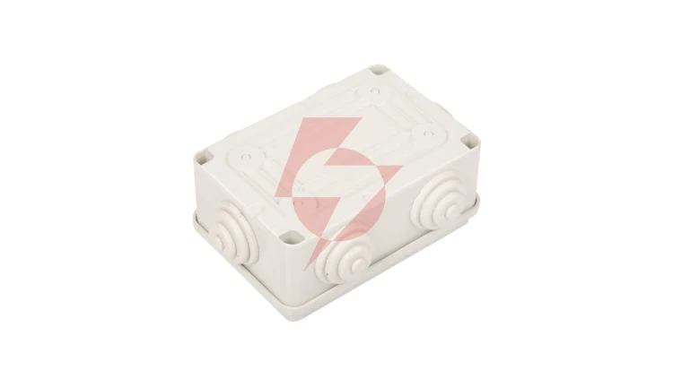 Puszka n/t 120x80x50 tworzywo IP55 szara GW44005