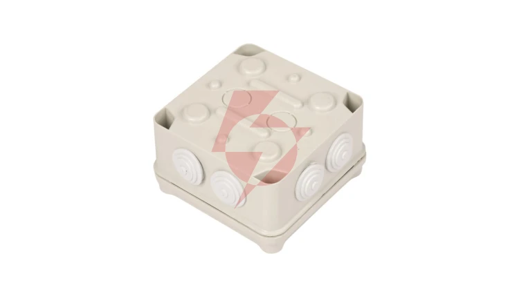 Puszka natynkowa LIGHT 108x108x64 7xM25 IP66/67 szara EV-111