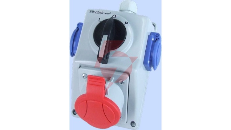 Zestaw instalacyjny L-0-P 32A 5P + 2x 2P+Z IP54 C32-48.2N 974063