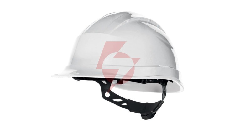 Hełm budowlany z polipropylenu z regulacją obwódu głowy od 53 do 63 cm kolor biały rozmiar REGULOWANY TETE QUARUP3BC