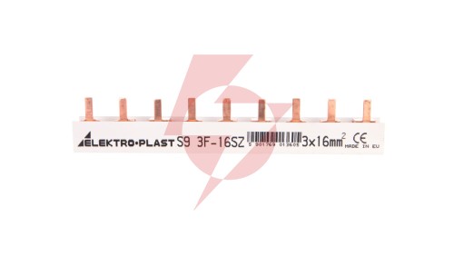 Szyna prądowa typu PIN 3P 16mm2 100A 9 pinów IZS16/3F/9 45.249