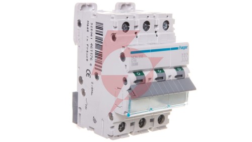 Wyłącznik nadprądowy 3P D 16A 10kA AC NDN316
