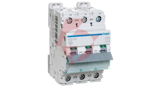 Wyłącznik nadprądowy 3P C 20A 10kA AC NCN320