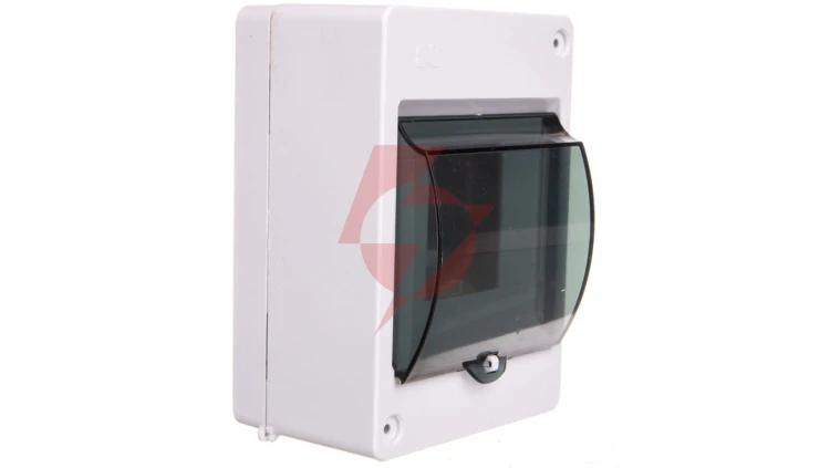 Rozdzielnica modułowa 1x4 natynkowa IP30 MINI S-4 z pokrywą dymną (N+PE) 2304-11