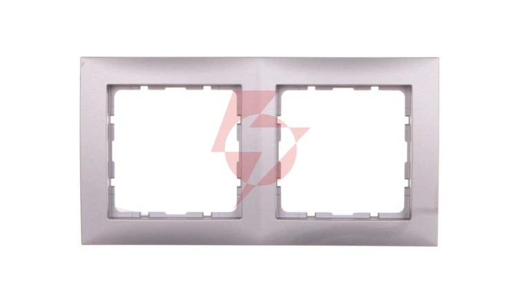 Berker B.Kwadrat Ramka podwójna aluminium 5310128994