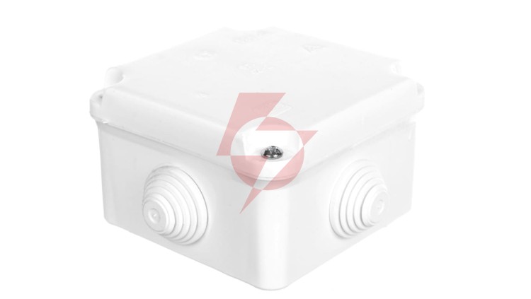 Puszka hermetyczna n/t PK-0 88x88x60mm z zaciskiem 5x2,5mm2 IP55 biała 0223-00