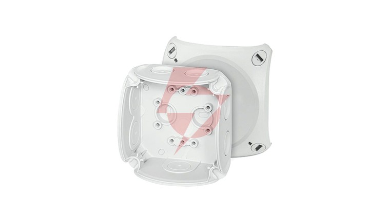 Puszka odgałęźna 93x93x62 bez zacisków IP66 szara DK 0200 GZ 62000147