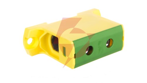 Złączka szynowa 1-torowa 6-95mm2 żółto-zielona EURO OTL 95 1xAl/Cu 606095 E