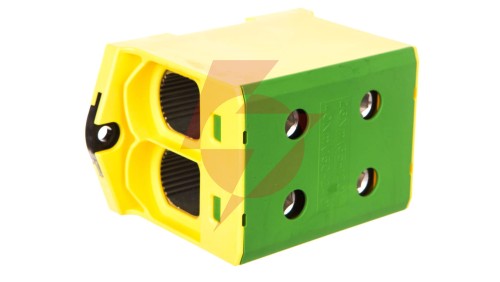 Złączka szynowa 2-torowa 35-240mm2 żółto-zielona EURO multiOTL 240 2xAl/Cu 607240 E