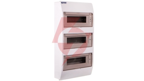 Rozdzielnica modułowa 3x12 natynkowa IP40 z klapką dymną i zaciskami S-36+SZYBKA+N+PE 800602 ENE-00355