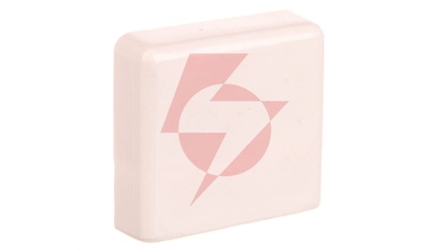 Ultra Łącznik zakończeniowy 25x16/25x25mm biały RAL 9010 ETK25361