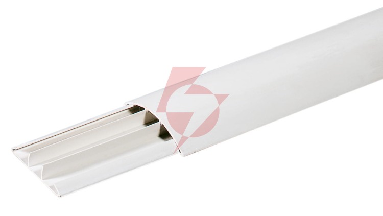 Listwa podłogowa 75x17mm szara ECCAP7517G /2m/