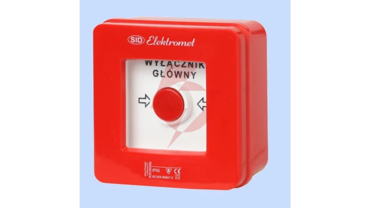 Wyłącznik alarmowy natynkowy WG-1 wyłącznik główny 921443
