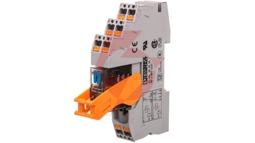 Przekaźnik interfejsowy z zaciskami push-in 2P 8A 24V DC RIF-1-RPT-LDP-24DC/2X21MS 2905291