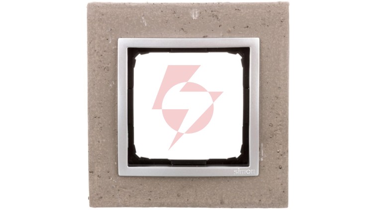 Simon 54 Nature Ramka pojedyncza beton - MOKRA ROBOTA DRN1/96