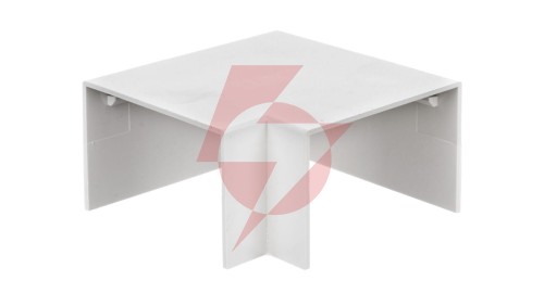 Narożnik do kanałów kablowych płaski AP 60x40 biały ECAP6040B