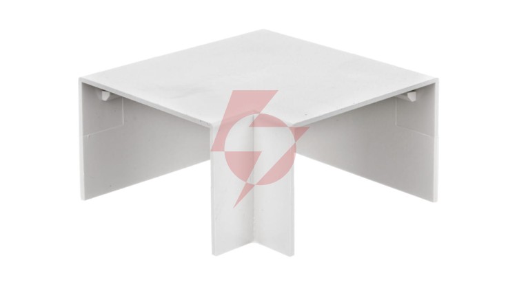 Narożnik do kanałów kablowych płaski AP 60x40 biały ECAP6040B