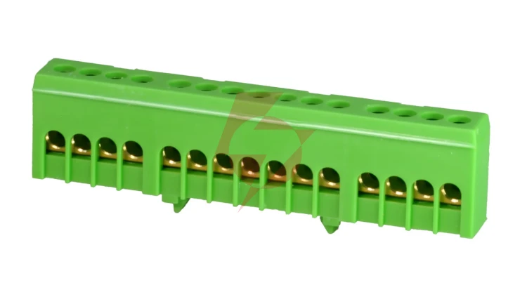 PE15H kolor zielony 15x16mm2 Listwa zaciskowa uziemiająca IP20 MAD1015G15