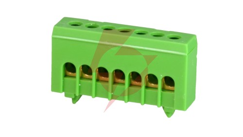 PE7H kolor zielony 7x16mm2 Listwa zaciskowa uziemiająca IP20 MAD1007G15 /10 szt./