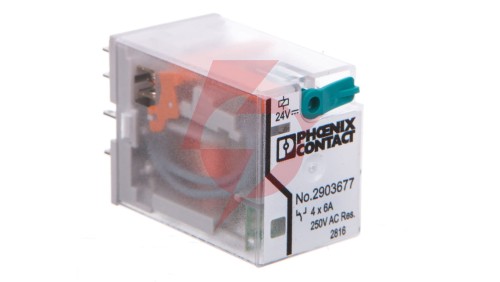 Przekaźnik przemysłowy 4P 6A 24V DC REL-IR4/LDP- 24DC/4X21 2903677 /10szt./