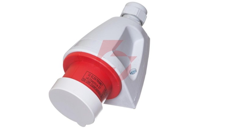 Wtyczka 16A 4P 400V IP44 WSM stała MINI 922061